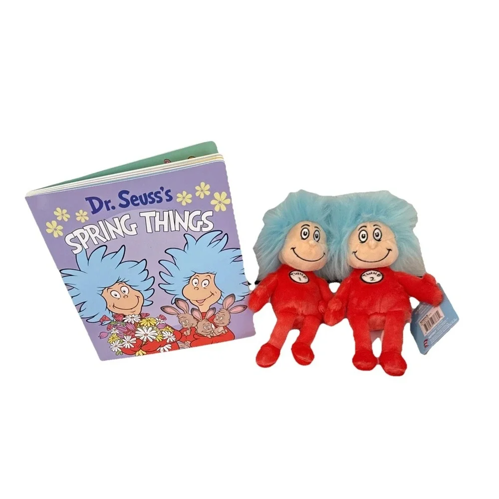Kohl's Cares Dr. Suess‎ Spring Things Board Book W/ Thing One And Two Plush New